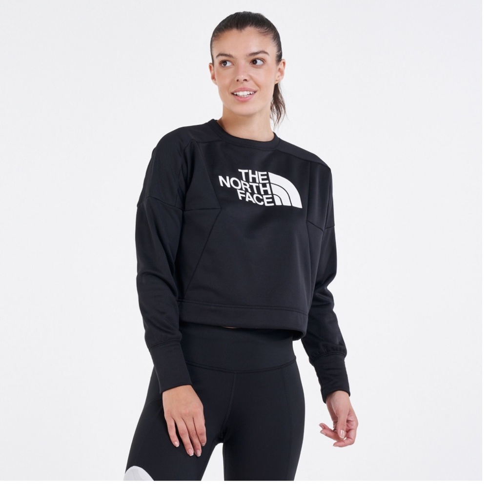 Northface cropped crew like new
